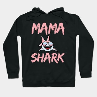 Funny mama shark mothers day gift Cute Cool Summer Momny Hoodie